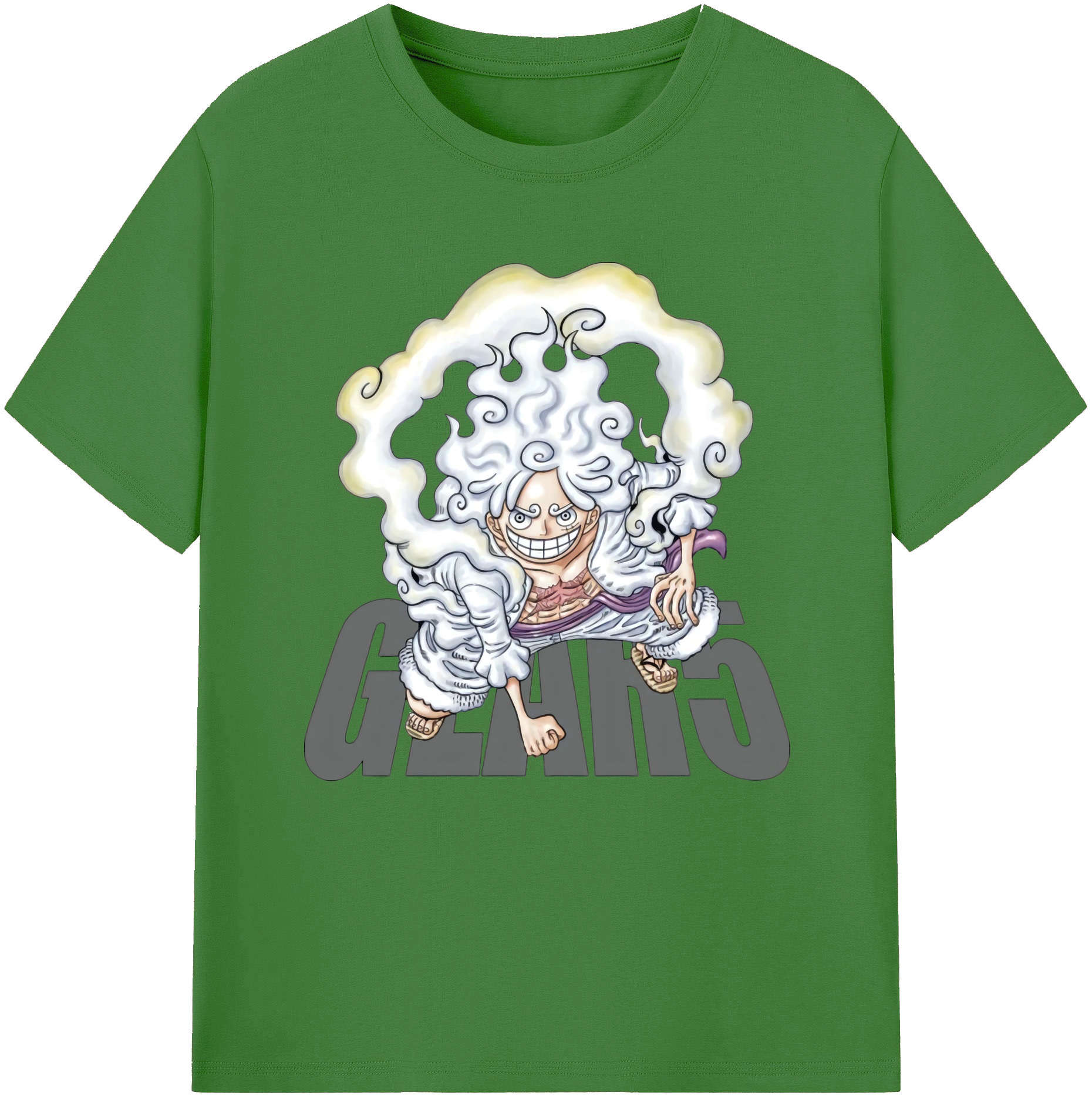 ワンピース モンキー・D・ルフィ ONE PIECE Monkey D. Luffy レディースカジュアルプリントTシャツ（綿100％）